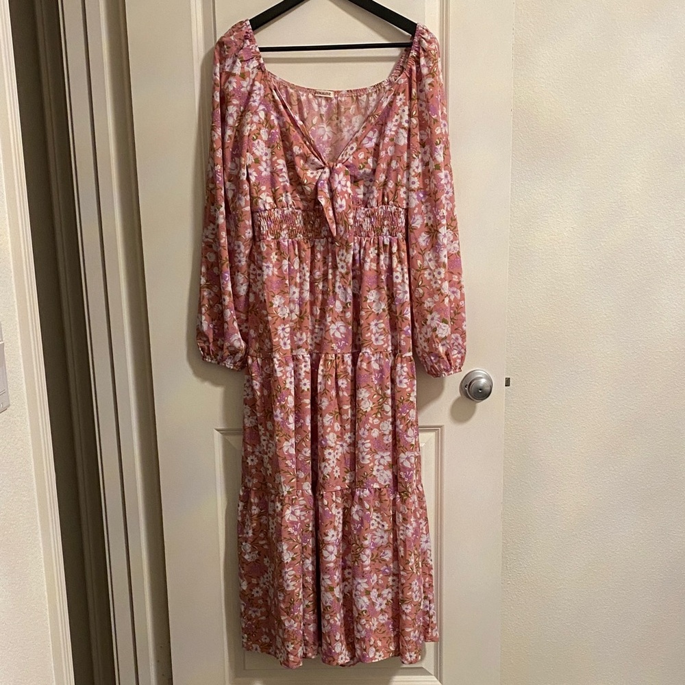 Floral Pink Dress